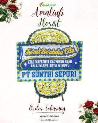 Papan Bunga Duka di Karangrayung
