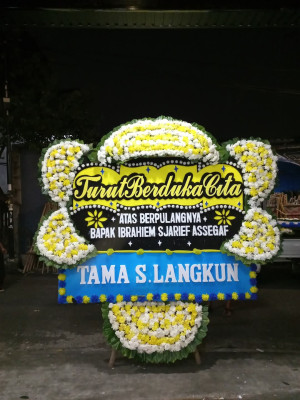Papan Bunga Duka di Karangrayung